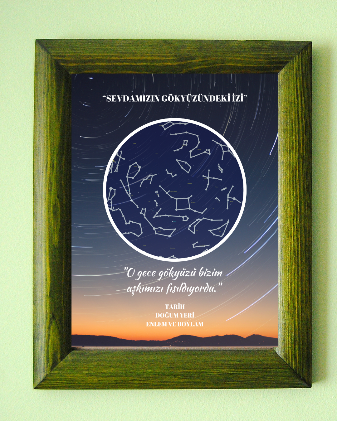 Kozmik Hatıra LED Çerçeve