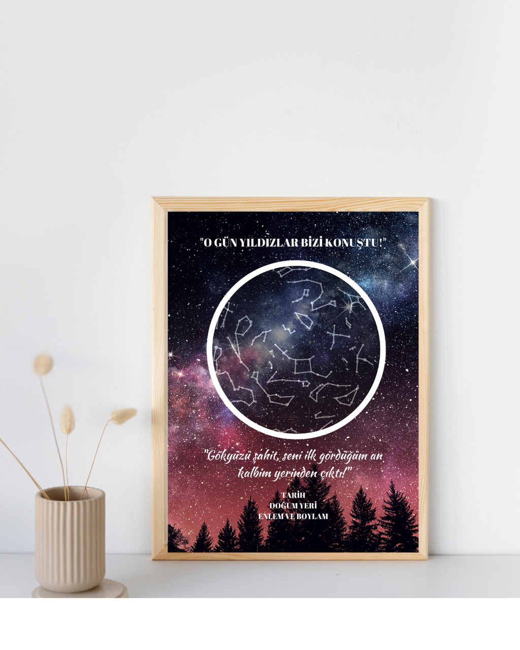 Kozmik Hatıra LED Çerçeve