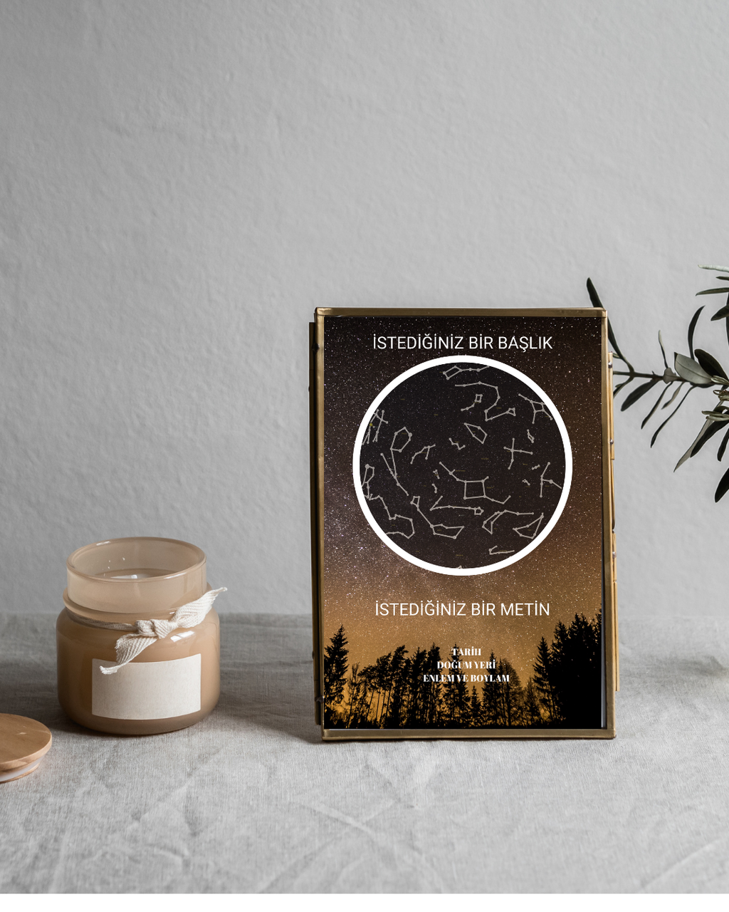 Kozmik Hatıra LED Çerçeve