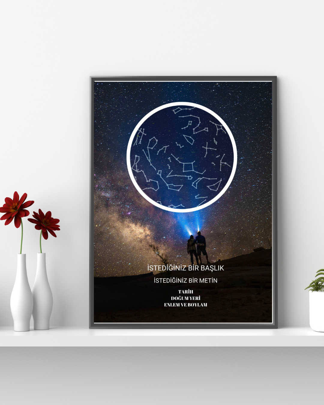 Kozmik Hatıra LED Çerçeve